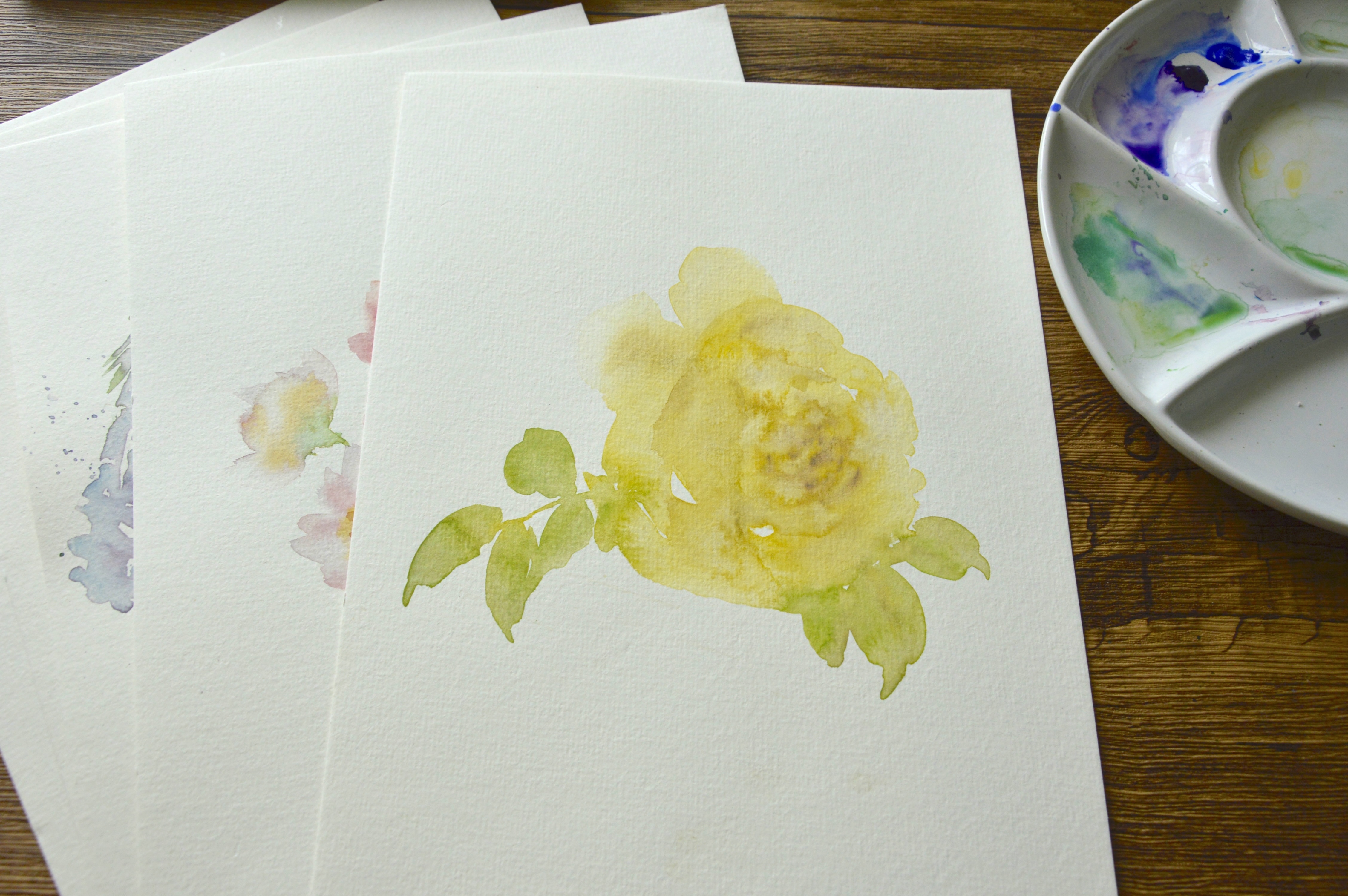 Paint Away the Overwhelm watercolor preview